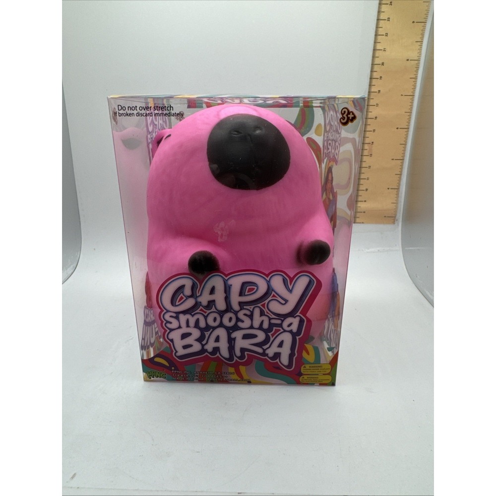PPNC Capy Smoosh-a Bara Pink Squishy Squeeze Squeezy Sensory Toy Brand New